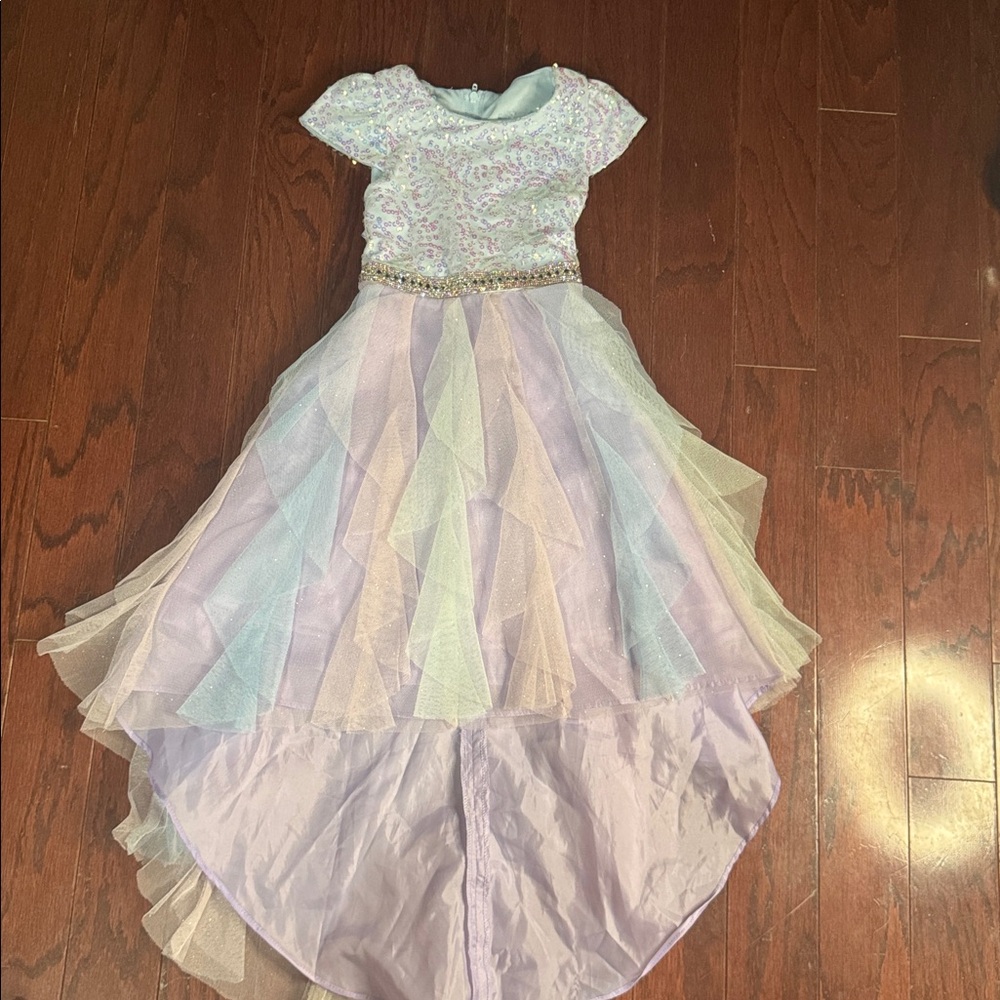 Sparkling Purple Kids Costume Dress